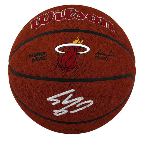 Shaquille O'Neal Signed Heat Logo Wilson Alliance NBA Basketball -(SCHWARTZ COA)
