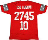 OHIO STATE ARCHIE GRIFFIN, GEORGE & SMITH AUTOGRAPHED JERSEY BECKETT 230170