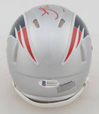 Jakobi Meyers Signed New England Patriots Speed Mini Helmet (Beckett COA) W.R.