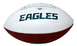 Saquon Barkley Signed Philadelphia Eagles Logo Football PSA/DNA
