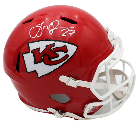 Larry Johnson Signed Kansas City Chiefs Speed Full Size NFL Helmet