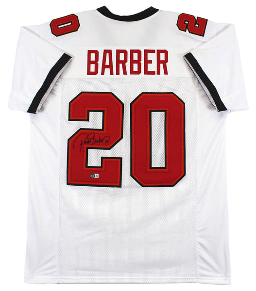 Ronde Barber Authentic Signed White Pro Style Jersey BAS Witnessed