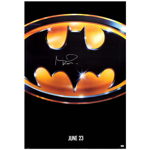 Michael Keaton Autographed 1989 Batman Original 27x40 Movie Single-Sided Poster