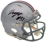 TREVEYON HENDERSON AUTOGRAPHED OHIO STATE SILVER MINI HELMET BECKETT QR 202075