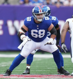 Wyatt Davis Signed Ohio State Buckeyes Jersey (Playball Ink) Giants Off. Lineman