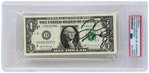 Floyd Mayweather Jr. Signed $1 Bill US Currency - (PSA/DNA Encapsulated)