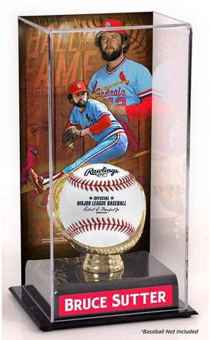 Bruce Sutter St. Louis Cardinals Hall of Fame Sublimated Display Case with Image
