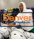 Justin Jefferson Autographed Minnesota Vikings F/S 24 Alt Helmet Beckett W 52897