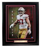 Nick Bosa Autographed 16x20 Photo San Francisco 49ers Framed Beckett 179403