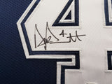 Dallas Cowboys Dak Prescott Autographed Framed Blue Jersey Beckett BAS #B28652