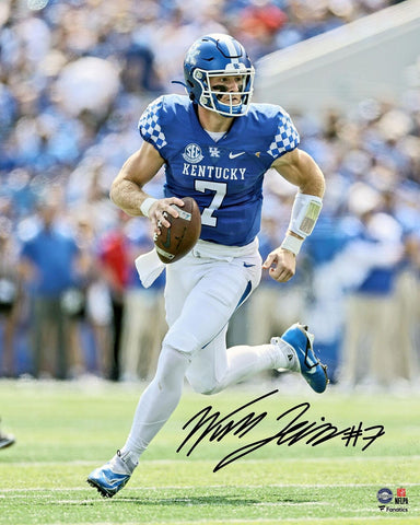 Will Levis Kentucky Wildcats Autographed 16" x 20" Running Photograph