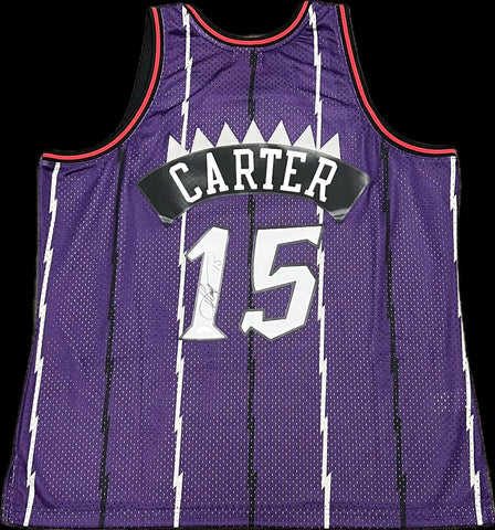 Vince Carter Signed Jersey JSA Toronto Raptors Autographed