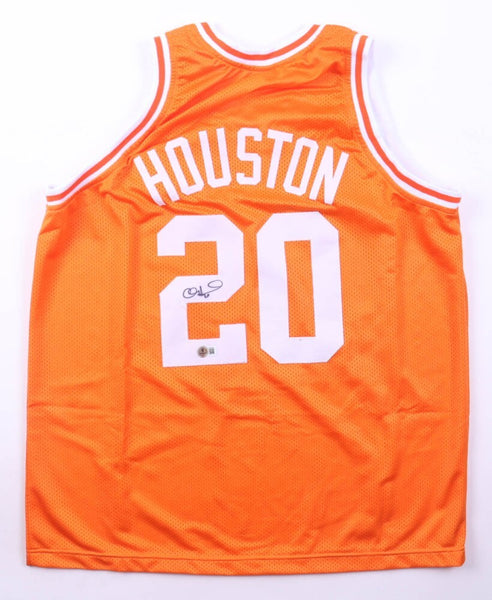 Allan Houston Signed Tennessee Volunteers Jersey (Beckett) 2xNBA All Star/ Guard