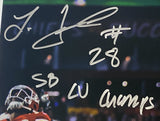 Leonard Fournette Signed 16x20 Tampa Bay Buccaneers SB LV Champs Photo Fanatics