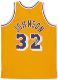 Magic Johnson Lakers Signed Mitchell & Ness Hardwood Classics Swingman Jersey