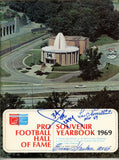 Ernie Stautner Joe Perry Leo Nomellini Signed Hall of Fame 69 Yearbook JSA 55098