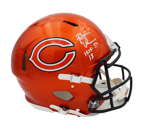 Brian Urlacher Signed Chicago Bears Speed Authentic Eclipse NFL Helmet w- HOF 18