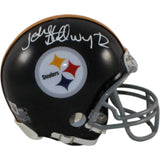 John Stallworth Signed Pittsburgh Steelers VSR4 TB Mini Helmet Beckett 57161