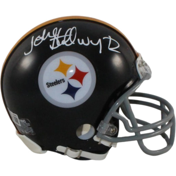 John Stallworth Signed Pittsburgh Steelers VSR4 TB Mini Helmet Beckett 57161
