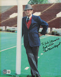 Paul Bear Bryant Autographed 8x10 Photo Alabama "To John" Beckett QR #AC94153