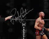 Randy Couture Autographed UFC 16x20 Knock Out Yelling Photo- Beckett Auth *Silve