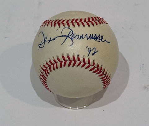 Dennis Rasmussen Autographed New York Yankees Official Rawlings Baseball LSM COA