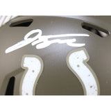 Jonathan Taylor Autographed Indianapolis Colts 22 STS Mini Helmet Fanatics 53678