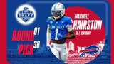 Maxwell Hairston Signed Buffalo Bills Jersey (Beckett) 2025 1st Round Pick / D.B