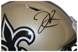 Derek Carr Signed New Orleans Saints Authentic Speed Helmet Beckett 39719