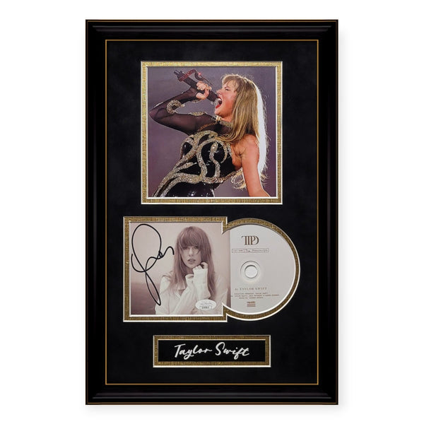 Taylor Swift Signed Autographed Album Collage Framed to 10x16 JSA
