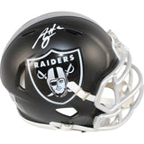 Ashton Jeanty Autographed Las Vegas Raiders Mini Helmet Blaze Beckett 51007