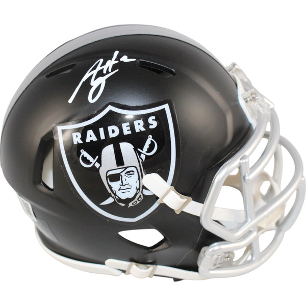 Ashton Jeanty Autographed Las Vegas Raiders Mini Helmet Blaze Beckett 51007