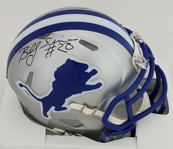 Billy Sims Signed Detroit Lions Mini Helmet (JSA COA) 1978 Heisman Trophy Oklahm