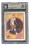 Jerry West Signed 1991-92 UD Jerry West Heroes #1 Lakers Trading Card BAS