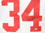 Derek Watt Autographed/Signed College Style White XL Jersey Beckett 39783