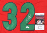 Joey Meneses Signed Team Mexico World Baseball Classic Jersey JSA COA/ Nationals