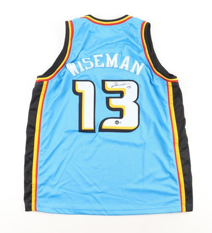 James Wiseman Signed Detroit Pistons Jersey (Beckett) 2020 #2 Overall Draft Pick