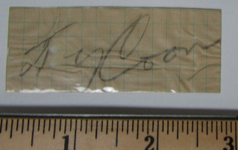 Ty Coon North Carolina St Wolfpack/Brooklyn Dodgers Signed Cut PSA/DNA 145428