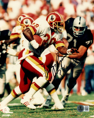 George Rogers Autographed Washington Redskins 8x10 Photo PF Beckett 56814