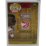 Dominique Wilkins Autographed Atlanta Hawks Funko Pop! #104 Beckett 50340