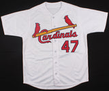 Lee Smith Signed St. Louis Cardinals Jersey (JSA COA) 7xAll-Star Reliever