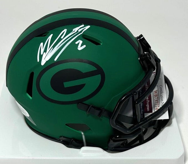 Packers MASON CROSBY Signed Riddell 2025 RAVE Speed Mini Helmet AUTO - BAS