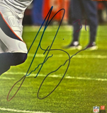 Justin Simmons Autographed Denver Broncos 8x10 Photo JSA COA