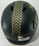 Packers JORDAN LOVE Signed Full Size Authentic 2025 SALUTE Speed Helmet AUTO BAS