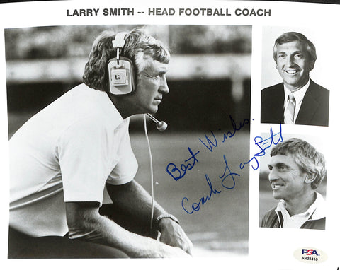 Larry Smith Signed/Auto/Inscr 8x10 Photo Collage USC Football PSA/DNA 185118