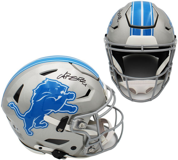Amon-Ra St. Brown Signed Detroit Lions Speed Flex Authentic TB NFL Helmet