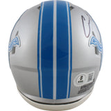 Aidan Hutchinson Autographed Detroit Lions Speed Mini Helmet Beckett 49106