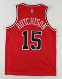 Chandler Hutchison Signed Chicago Bulls Custom Jersey (PSA Hologram)