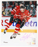 Cale Makar Autographed Team Canada 8x10 Photo (Blue Ink) Fanatics COA