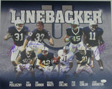 Penn State/PSU Linebacker U Multi Signed 16x20 Photo JSA 135538